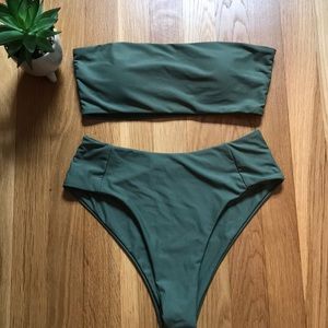 ZAFUL Sage Green Bikini